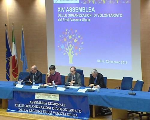 Gianni Torrenti (Assessore regionale Cultura, Sport e Solidarietà) alla quattordicesima assemblea regionale delle organizzazioni di volontariato - Udine 22/02/2014