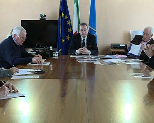 Sergio Bolzonello (Vicepresidente FVG e assessore regionale Attività produttive) alla presentazione della Tappa Maniago - Monte Zoncolan del 97° Giro d'Italia - Pordenone 04/03/2014