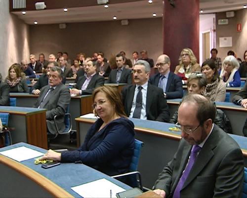 Antonella Manca (Direttore centrale Funzione pubblica, Autonomie locali e Coordinamento Riforme), nella sede di Insiel - Trieste 05/03/2014