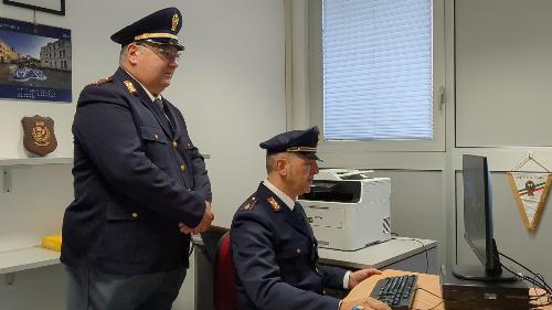Il nuovo Posto di Polizia negli spazi del presidio ospedaliero di Tolmezzo. 