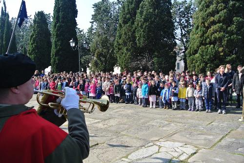 Celebrazione della "Giornata dell'Unità nazionale, della Costituzione, dell'inno e della bandiera" sul Colle di San Giusto - Trieste 17/03/2014