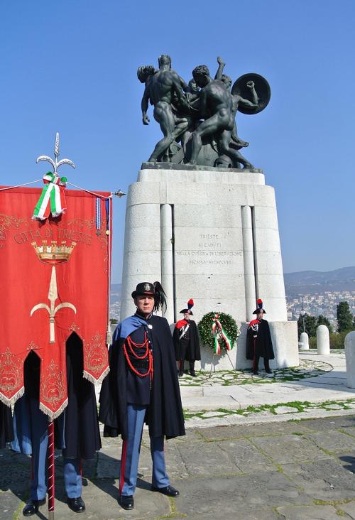 Celebrazione della "Giornata dell'Unità nazionale, della Costituzione, dell'inno e della bandiera" sul Colle di San Giusto - Trieste 17/03/2014