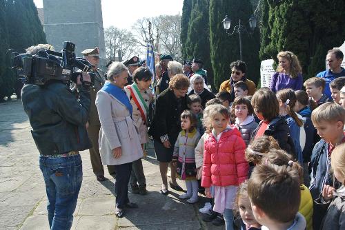 Celebrazione della "Giornata dell'Unità nazionale, della Costituzione, dell'inno e della bandiera" sul Colle di San Giusto - Trieste 17/03/2014
