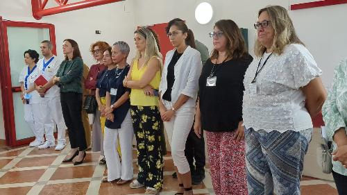 Personale presente alla presentazione dell'Ospedale di comunità di Trieste