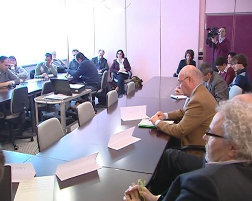 La conferenza stampa sull'impatto ambientale della Centrale elettrica A2A di Monfalcone e l'istituzione di un Osservatorio Ambiente e Salute regionale, nella sede della Regione FVG - Gorizia 18/03/2014
