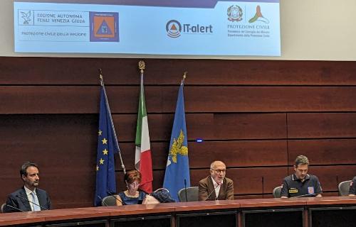 Al centro l'assessore regionale Riccardo Riccardi nel corso del suo intervento