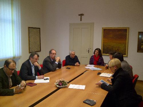 Gianni Torrenti (Assessore regionale Cultura) incontra il CdA del Centro sloveno di educazione musicale "Emil Komel" - Gorizia 28/03/2014