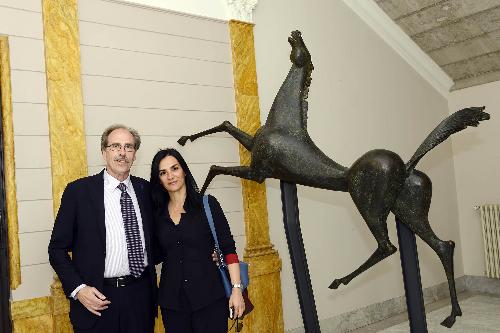 Gianni Torrenti (Assessore regionale Cultura) e Francesca Barracciu (Sottosegretario Beni e Attività Culturali e Turismo) - Trieste 05/05/2014