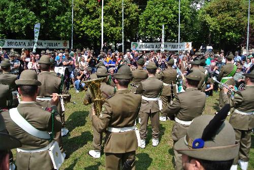 Inaugurazione della Cittadella dell'ottantasettesima Adunata nazionale degli Alpini, in parco Galvani - Pordenone 09/05/2014