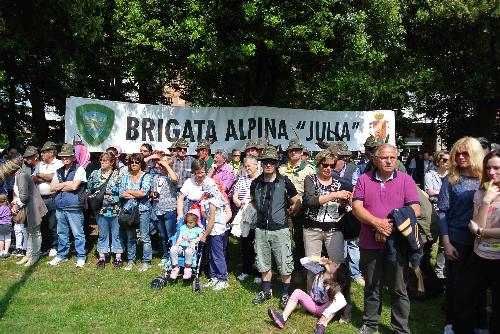 Inaugurazione della Cittadella dell'ottantasettesima Adunata nazionale degli Alpini, in parco Galvani - Pordenone 09/05/2014