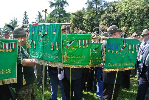 Inaugurazione della Cittadella dell'ottantasettesima Adunata nazionale degli Alpini, in parco Galvani - Pordenone 09/05/2014