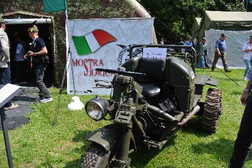 Allestimenti d'arma nella Cittadella dell'ottantasettesima Adunata nazionale degli Alpini, in parco Galvani - Pordenone 09/05/2014