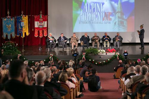 Ottantasettesima Adunata nazionale degli Alpini. Incontro tra Penne Nere, città e istituzioni all'Auditorium Concordia - Pordenone 10/05/2014