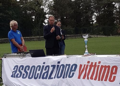 L’assessore alla Difesa dell’ambiente Fabio Scoccimarro alla presentazione del primo torneo di calcio "Coppa Trieste - Vittime del dovere Forze di Polizia".
