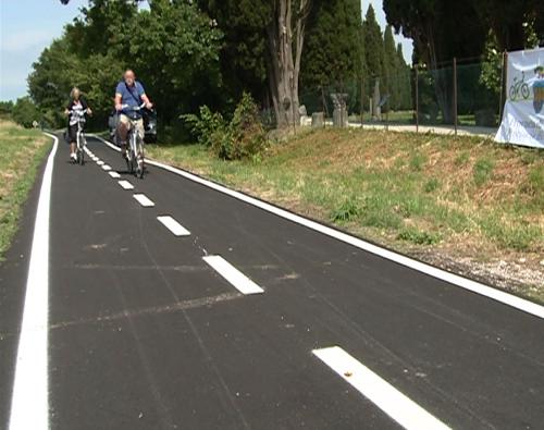 Tratto Grado-Palmanova (via Aquileia) della CAAR-Ciclovia Alpe Adria Radweg - 05/06/2014