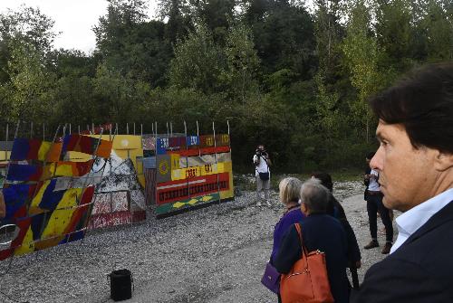 L'assessore Sergio Emidio Bini visita il parco Midolini a Udine