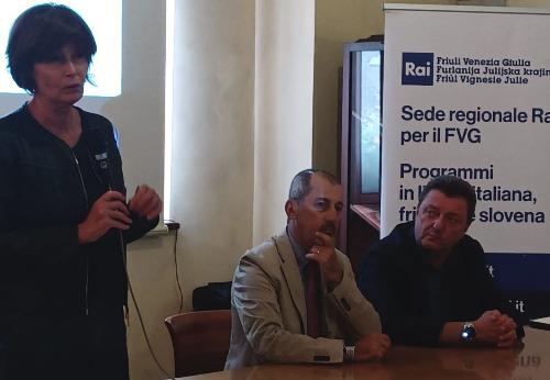 L'intervento dell'assessore regionale all'Istruzione Rosolen a Malborgetto.