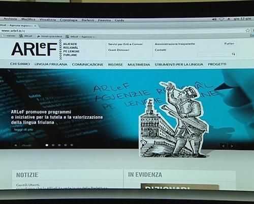 Conferenza stampa di presentazione dei nuovi servizi del sito dell'ARLeF - Udine 12/06/2014