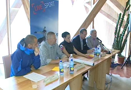 Conferenza stampa sulla presenza della nazionale russa di Pattinaggio artistico su ghiaccio, in allenamento a Piancavallo dal 15 giugno al 6 luglio - Piancavallo 23/06/2014