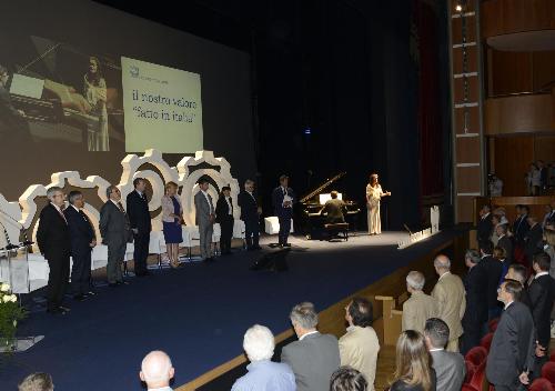 Apertura dell'Assemblea generale delle aziende associate a Confindustria Udine, al Teatro Nuovo - Udine 30/06/2014