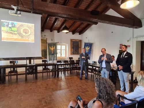 Il vicegovernatore Mario Anzil all'incontro con la Fondazione Aquileia