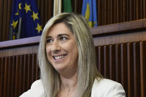 L'assessore regionale alle Infrastrutture Cristina Amirante 