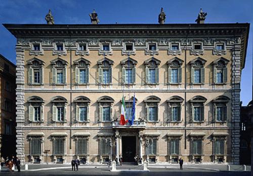 Palazzo Madama, sede del Senato della Repubblica Italiana, a Roma