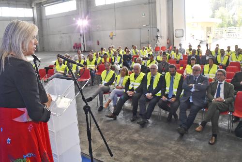 L'assessore regionale alle Infrastrutture Cristina Amirante a Gorizia per l'inaugurazione dell'officina di manutenzione treni nell'area del Terminal intermodale