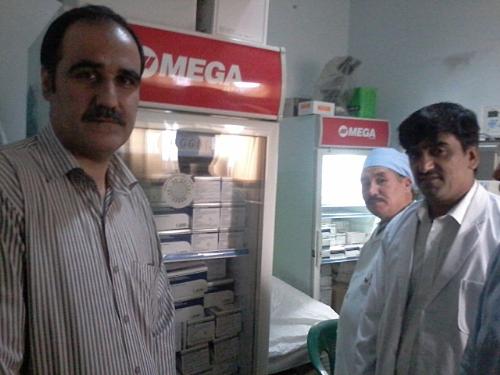 Personale del centro emofilia dell’ospedale Esteqlal di Kabul (Afghanistan)