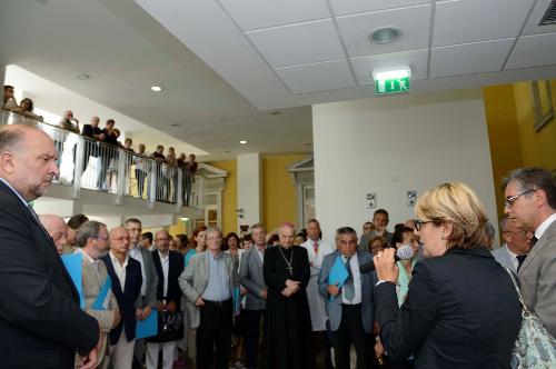 Maria Sandra Telesca (Assessore regionale Salute) interviene all’inaugurazione del nuovo Polo tecnologico dell’Ospedale Maggiore – Trieste 25/07/2014