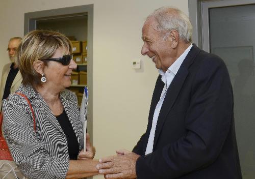 Maria Sandra Telesca (Assessore regionale Salute) ed Ettore Romoli (Presidente Consiglio Autonomie Locali - CAL) - Udine 07/08/2014