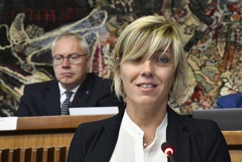 L'intervento in Aula dell'assessore regionale alle Finanze Barbara Zilli