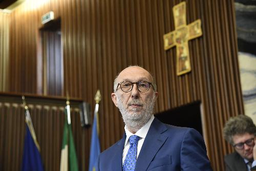 L'assessore Riccardo Riccardi in Consiglio regionale 