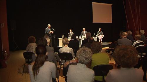 Sergio Bolzonello (Vicepresidente FVG e assessore regionale Attività produttive) alla presentazione della Stagione 2014-2015 del Teatro Giuseppe Verdi - Pordenone 26/08/2014