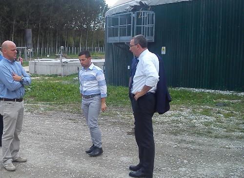 Sergio Bolzonello (Vicepresidente Regione FVG e assessore regionale Attività produttive) visita l'Essicatoio cooperativo Torricella - San Vito al Tagliamento 11/09/2014