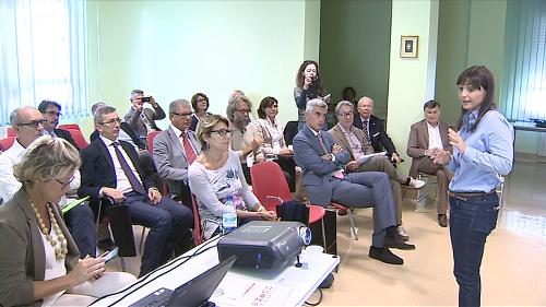 Intervento di Debora Serracchiani (Presidente Regione Friuli Venezia Giulia) durante la visita dell'Ospedale - Sacile 15/09/2014