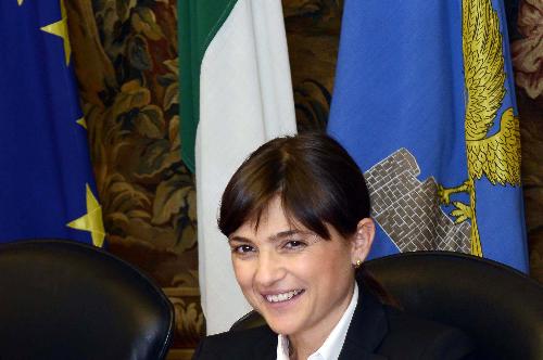 Debora Serracchiani, presidente della Regione Autonoma Friuli Venezia Giulia 