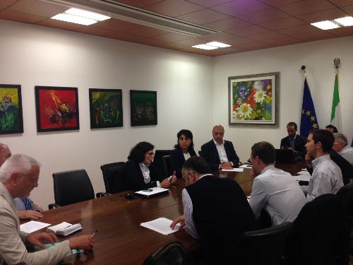 Mariagrazia Santoro (Assessore regionale Infrastrutture e Mobilità) incontra i rappresentanti dei comitati dei pendolari - Udine 29/09/2014