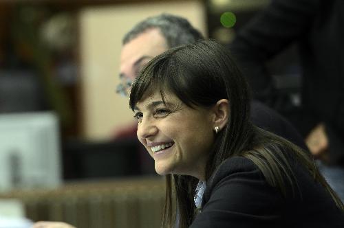 Debora Serracchiani (Presidente Regione Friuli Venezia Giulia) in una foto d'archivio