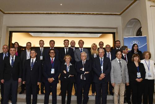 I delegati partecipanti al "Trieste Cei Platform"