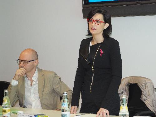 Sara Vito (Assessore regionale Ambiente ed Energia) al primo degli incontri propedeutici alla stesura del Piano Energetico Regionale del Friuli Venezia Giulia - Udine 06/10/2014