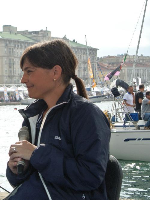 Debora Serracchiani (Presidente Regione Friuli Venezia Giulia) alla XLVI Barcolana - Villaggio Barcolana, Trieste 12/10/2014