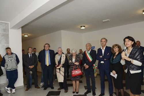 Intervento di Mariagrazia Santoro (Assessore regionale Lavori pubblici) alla cerimonia di consegna di 39 alloggi ATER, in via Vittorio Veneto 24 - Gorizia 21/10/2014