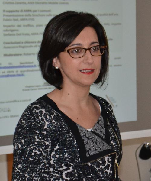 Sara Vito (Assessore regionale Ambiente) al workshop sul Progetto LifePlus-BRAVE - Palmanova 23/10/2014