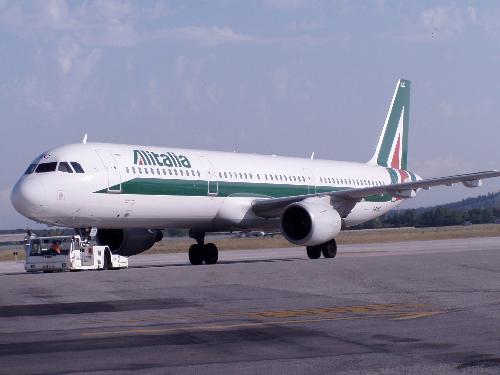 Velivolo dell'Alitalia all'Aeroporto FVG - Ronchi dei Legionari (GO)