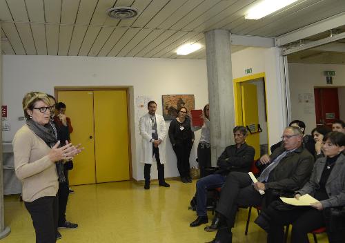 Maria Sandra Telesca (Assessore regionale Salute) all'Ospedale San Michele - Gemona del Friuli 04/11/2014