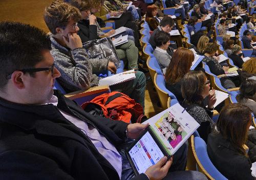 Platea all' "Infoday Erasmus+", nell'Auditorium della Regione FVG - Udine 11/11/2014