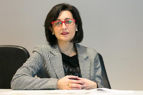 Sara Vito (Assessore regionale Ambiente) alla presentazione della Settimana Unesco di Educazione allo sviluppo sostenibile - Udine 14/11/2014