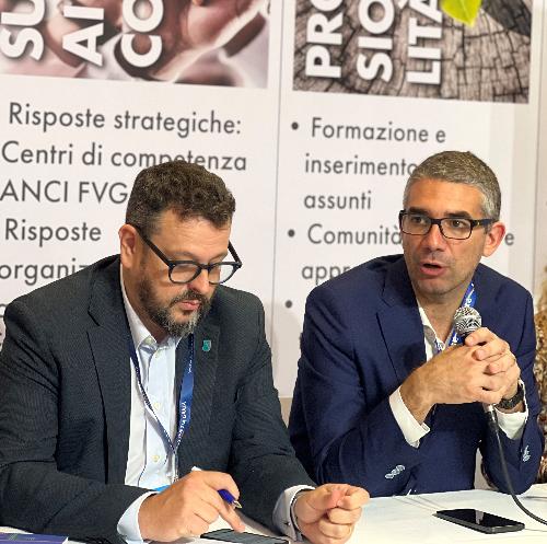 L'assessore regionale Pierpaolo Roberti nel corso del suo intervento