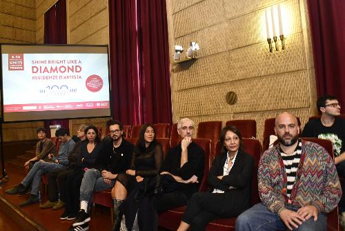 Gli artisti ospiti dell'Università di Trieste nell'ambito del progetto "SBLAD-Shine bright like a Diamond"